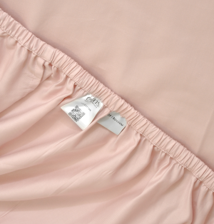 Čaršav sa lastišem Pamuk Saten  |  Puder Roze
