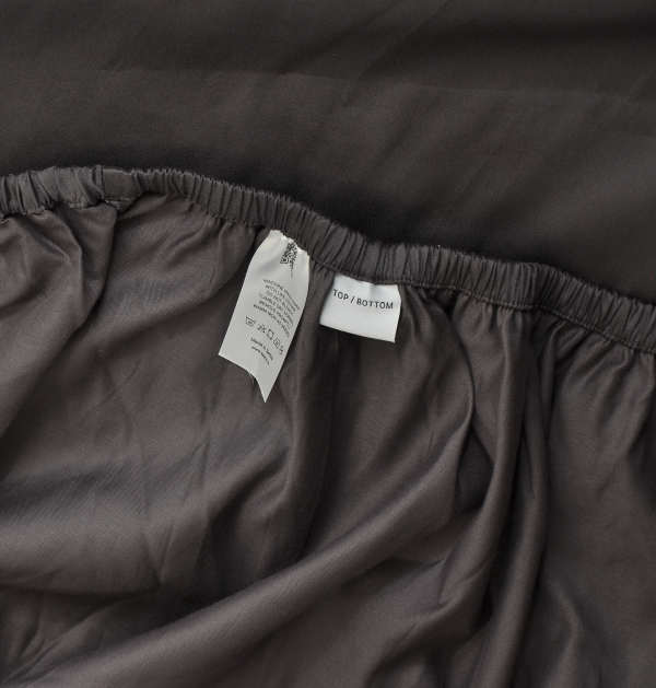 Čaršav sa lastišem  |  TENCEL™ Pamuk  |  Antracit